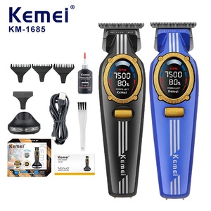 เครื่องตัดผมไฟฟ้า Kemei รุ่น KM-1685 ความเร็วสูง 7500 รอบต่อนาที แบตเตอรี่ Li-Ion ชาร์จผ่าน USB - Product Image 1