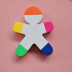 Marcadores Ecológicos 5 en 1 con Forma Humana Personalizados para Niños, Marcadores de Colores de Moda a Bajo Precio - Product Image 4