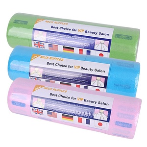 Tiras de Papel Desechables <span class=keywords><strong>para</strong></span> Cuello con Logotipo Personalizado al por Mayor, Coloridas, con Caja de Embalaje Personalizada, MOQ 100 Piezas <span class=keywords><strong>para</strong></span> Barbería y Salón de Belleza - Product Image 5
