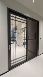 Deioux Heavy Duty Ultra Narrow Frame Sliding Entrance Door with Hurricane Impact Resistant Glass for Garden Custom Size OEM ODM - Product Image 3