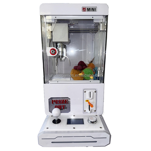Máquina de grúa de garras mini de metal duradero para juguete de empuje de monedas con idioma inglés para centro de juegos arcade - Product Image 2