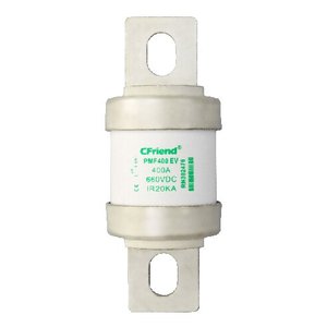 Fusible à action rapide non-indicateur CFriend <span class=keywords><strong>PMF</strong></span> 400 EV 660VDC, en cuivre, capacité de coupure 20kA, certifié IEC, pour applications automobiles - Product Image 3