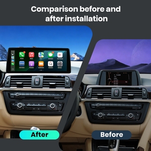 วิทยุติดรถยนต์ Rhythm ขนาด 12.6 นิ้ว หน้าจอ QLED แบบ Full Laminated รองรับ Wireless Carplay สำหรับรถยนต์ BMW ซีรีส์ 3 รุ่น F30 F35 ปี 2013-2017 ระบบ NBT - Product Image 3