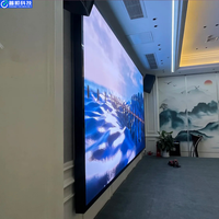 Mur vidéo LED d'intérieur à installation fixe, écran d'affichage couleur pour bureau, hall d'accueil, zone de réception