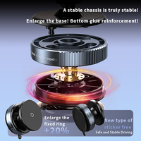 Support de Téléphone de Voiture Magnétique à 360 Degrés avec Ventouse et Aimants Puissants, Rotation à 360 pour iPhone 16 15 17 Air - Modèle 2025