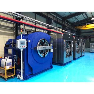 Máquina de lavar roupa resistente 150kg, máquina elétrica e secadora de roupa de lavandaria <span class=keywords><strong>industrial</strong></span>/a vapor - Product Image 2