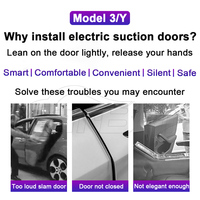 Accessoires de voiture serrures automatiques porte de fermeture par aspiration électrique douce pour Tesla modèle 3
