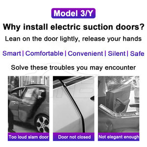 Accessoires de voiture serrures automatiques porte de fermeture par aspiration électrique douce pour <span class=keywords><strong>Tesla</strong></span> modèle 3 - Product Image 6
