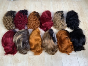 Nhà Máy Bán Buôn 13X4 Đầy Đủ Ren Trong Suốt Phía Trước Ngắn Pixie Cắt Giảm 100% Tóc Con Người Trinh Nữ Brazil Tóc Cho Phụ Nữ Da Đen - Product Image 6