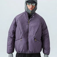 Sports Tailaxing |   Veste de sport en nylon imperméable 3M, nouvelle collection hiver 2025, col montant, couleur unie