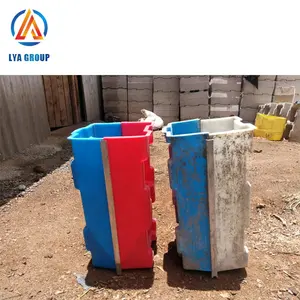 Moules à blocs de béton à la main pour les fournisseurs de blocs de mur à emboîtement clc