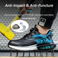 Sepatu keselamatan OEM uniseks, sepatu pelindung jari kaki baja anti-benturan anti-tusukan terisolasi tahan bau dan nyaman untuk sol tengah