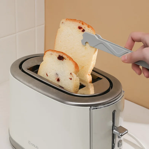 Pince de cuisine en silicone antidérapante pour aliments, toast, barbecue, salade et grillades, accessoire de cuisine - Product Image 4