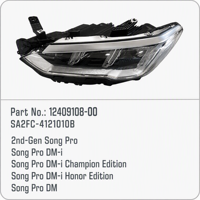Ensemble de phare avant gauche pour BYD Song Pro DM-i DM OE 12409108-00 SA2FC-4121010B, qualité originale supérieure