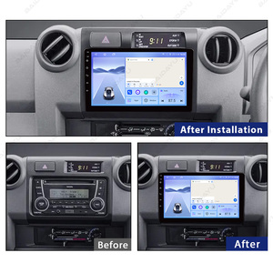 เครื่องขยายสัญญาณวิทยุ GPS แอนดรอยด์13ขนาด9นิ้ว IPS สำหรับ <span class=keywords><strong>Toyota</strong></span> Land Cruiser 2015 CarPlay wifi/bt USB รับประกัน1ปี - Product Image 2