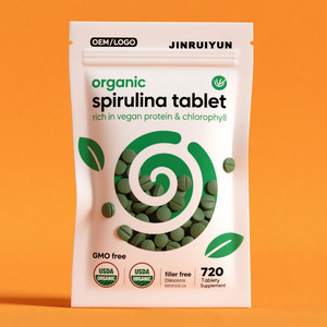 Capsules d'extrait d'herbes de <span class=keywords><strong>spiruline</strong></span> 100% pur naturel, emballées sous vide, compléments alimentaires de qualité alimentaire - Product Image 3