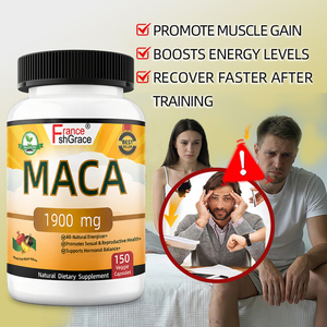Shecome Maca Male Vitality Capsules Penis Enlargement Pills 1900mg Black Red Yellow Maca provide energy maca <b>supplement</b> for men - Product Image 3