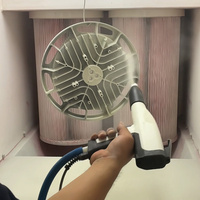 Prix d'usine AH-S700 Équipement de revêtement en poudre électrostatique à changement rapide de couleur pour la finition des surfaces métalliques / en aluminium