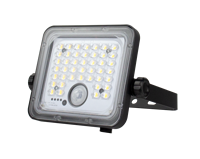 Projecteur solaire étanche IP65 avec détection de mouvement pour mur extérieur