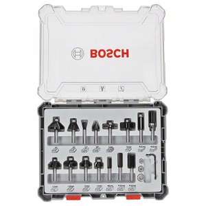 BOSCH - 2607017471 Jeu de forets mixtes 6 mm (15 pièces) -Mèches à bois EAN 3165140958028 - Product Image 1