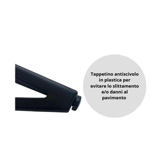 Gambe per mobili in metallo nero, piedi triangolari da 15,5 cm, set di 4 supporti per tavolo e divano resistenti - Product Image 3
