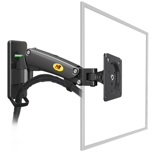 NB North Bayou TV Monitor Soporte de montaje en pared Movimiento completo Articulado giratorio para monitores de 17-27 pulgadas con resorte de gas NB F120 - Product Image 1