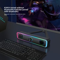 Haut-parleur de bureau neutre K2853, système multimédia filaire universel à double haut-parleur, sortie 3W*2