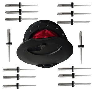 Escabeau de rangement étanche de 9 pouces avec rivets métalliques pour le camping, le kayak, le canoë et les bateaux - Product Image 2