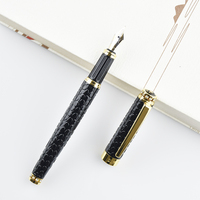 Produits promotionnels en gros pour les entreprises Stylo de marque coûteux Ensemble de stylos plume de luxe dans un coffret cadeau
