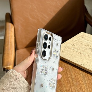 <span class=keywords><strong>Coque</strong></span> de téléphone antichoc transparente à paillettes et strass, motif nuage, cerise et étoile, esthétique fraîche pour <span class=keywords><strong>Samsung</strong></span> Galaxy S26 S25 S24 A05 - Product Image 3