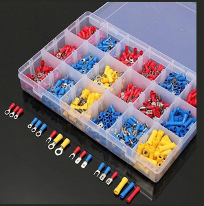 Good Quality <strong>Terminal</strong> Kit <strong>Spade</strong> Connector <strong>Assortment</strong> 1200pcs Insulated Splice Electrical Wire Crimp <strong>Terminal</strong> Assorted Kits - Product Image 4