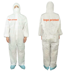 Trajes Desechables para Materiales Peligrosos, Paquete de 25, Overoles de Protección con Capucha y Botas, Traje de <span class=keywords><strong>Pintor</strong></span> de Cuerpo Completo Resistente para Adultos - Product Image 1