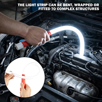 Nouveau produit : Lampe torche LED flexible de 29,5 pouces, pliable, pour mécaniciens, rechargeable, professionnelle, en silicone, 3 modes d'éclairage