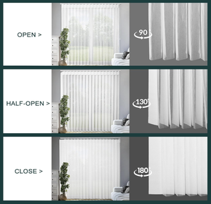 China Manufacturer High Quality Blinds Window Shades <strong>Electric</strong> Vertical Sheer <strong>Curtains</strong> - Product Image 4