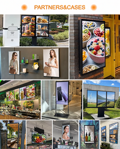 Écran d'affichage numérique 4K haute luminosité bidirectionnel pour vitrine, écran publicitaire vidéo intégré pour centre commercial, lisible en plein soleil, LCD CD2 - Product Image 6