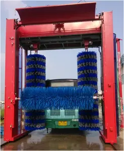 Risense Voll automatische Rollover-Bus waschmaschine China Tunnel Auto waschmaschine mit 4 Bürsten heißer Verkaufs preis beste Qualität