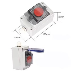 Boîte de commande d'arrêt d'urgence Bouton d'interrupteur extérieur Cassette de protection Bouclier étanche Bouton d'arrêt d'urgence Boîte de commande Ip67 - Product Image 5