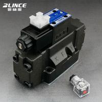 Vanne hydraulique électrique à commande solénoïde 4 voies Yu-ken Type DSHG 315 Bar 300L/min 4/2 pour machine d'injection