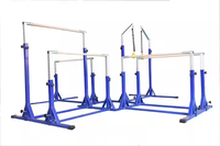 Enfants gymnastique barres horizontale inégale barres parallèles anneaux volants intérieur réglable 4-multi station multi gym équipement
