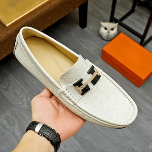 Zapatos Oxford de Goma para Negocios, Entresuela de Látex, Suela Resistente, Tela Suave, Parte Superior de Cuero Vacuno de Grano Completo, Forro Espumado, Duraderos - Product Image 4