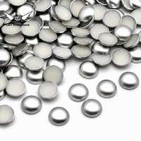 CY 9-2 Strass ronds, clous décoratifs en aluminium thermocollants, en vrac, 3mm-8mm, multicolores, pour la décoration de jeans, denim et vêtements