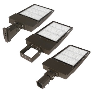 ไฟถนน LED สำหรับภายนอกอาคาร 300W IP65 กันน้ำ โครงอะลูมิเนียม Ra80 CRI 3000-6500K ปรับอุณหภูมิสีได้ สำหรับถนน ลานจอดรถ รับประกัน 5 ปี รุ่น FL-LD-XH2 H - Product Image 6