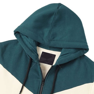 Meilleur prix Sweats à capuche zippés pour hommes en stock Sweats à capuche zippés pour hommes de bonne qualité 100% coton Sweat à capuche de rue à fermeture éclair complète pour hommes - Product Image 6