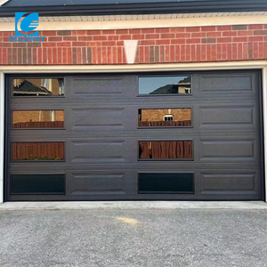 Puerta <span class=keywords><strong>de</strong></span> Garaje Antirrobo <span class=keywords><strong>de</strong></span> Acero Inoxidable con Acabado en Color <span class=keywords><strong>Madera</strong></span>, Estilo Enrollable, <span class=keywords><strong>para</strong></span> Villas <span class=keywords><strong>y</strong></span> Salas <span class=keywords><strong>de</strong></span> Estar - Product Image 2