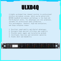 Micrófono inalámbrico UHF específico para iglesias ULXD4Q4 de 4 canales con micrófono de mano BETA58A ULXD1