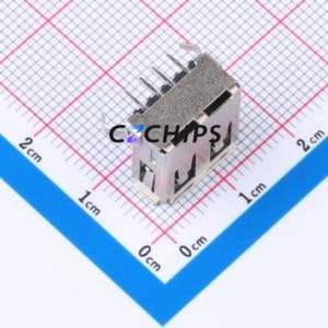 U221-041N-1BR69-S1 USB Connector Through hole Component (THT) Connector USB 2.0 Female Through Hole - Product Image 2