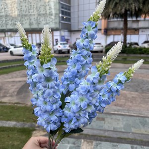 Forth بكميات كبيرة 5 شوك ديكور صفير زفاف forder زهرة صفير اصطناعية حرير - Product Image 4