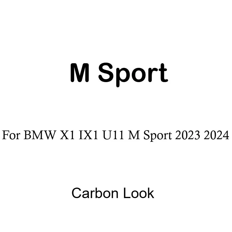 Aspect carbone M Sport