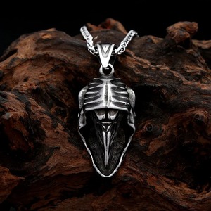 Yunnique Collar de Acero Inoxidable con Colgante de Cuervo Vikingo Nórdico Vintage para Hombre, Colgante con Forma de Animal, Cadena para Suéter, Regalo - Product Image 2