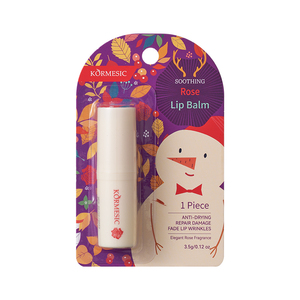Органический веганский бальзам для губ KORMESIC 3.5г оптом, новый, с цветом, вишня, ваниль, роза - Product Image 4